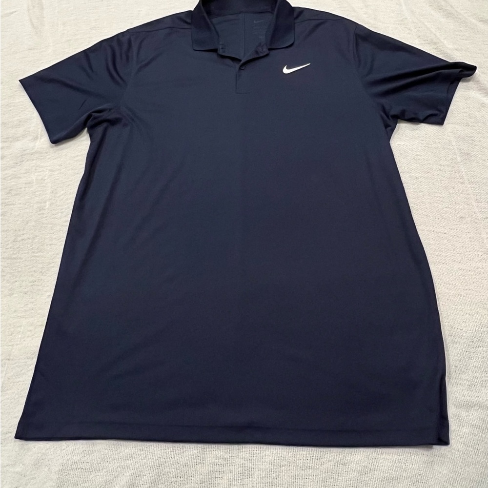 Nike Men's Dark Blue Polo Shirt
